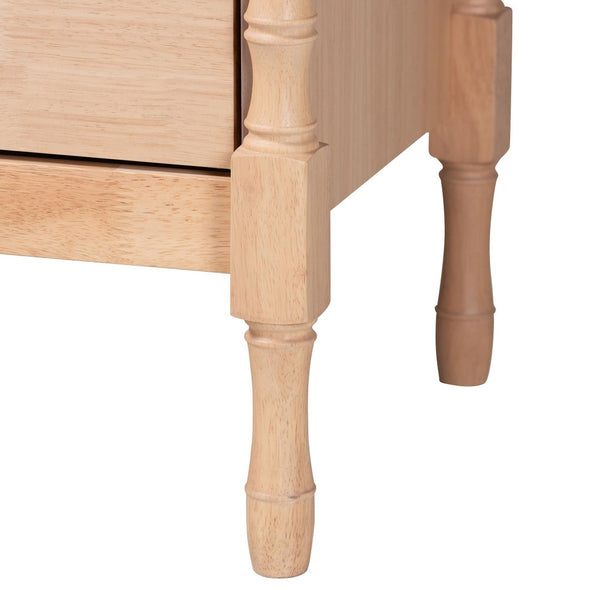 Baxton Studio Baxton Studio Laurent Dresser - 6-Drawer Versatile Storage Cabinet with Bamboo Legs for Stylish Bedrooms MG9017-Beech-6DW-Dresser