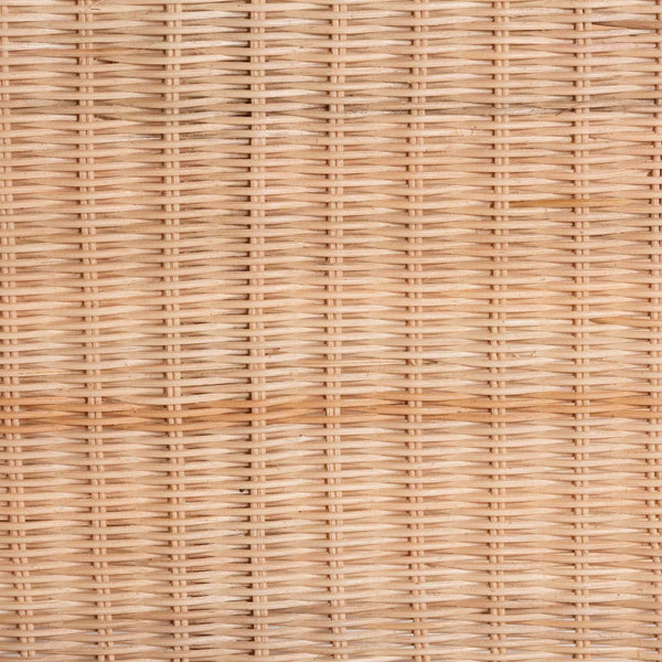 Baxton Studio bali Eloisa Natural Rattan End Table - Handwoven 2-Tier Wicker Side Table for Living Room & Bedroom WS157-Natural Rattan-ET