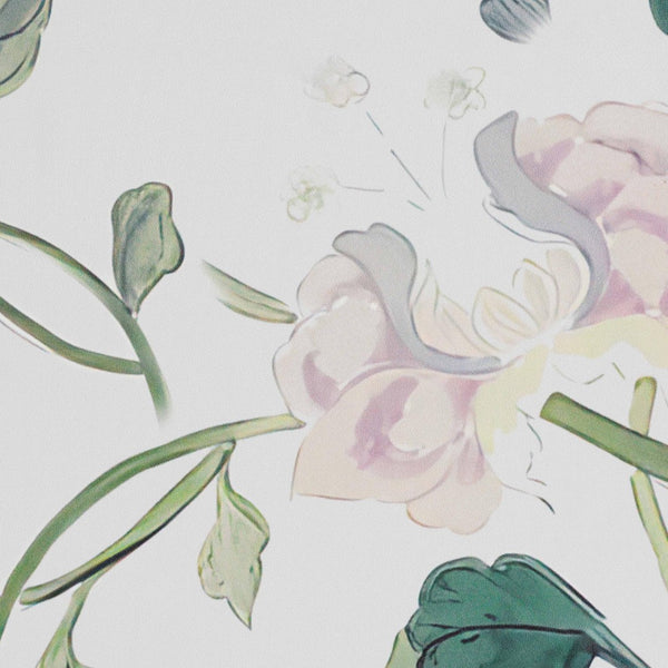 Baxton Studio Baxton Studio Connery Floral End Table - Chic 3-Drawer Storage Cabinet for Stylish Home Decor JY25A010-Floral Printed Canvas-Wooden-ET