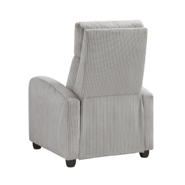 English Elm Pary Push Back Recliner in Sage Ribbed Corduroy with Pocket Coil Foam Support Black+ Gray B056P412636