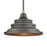 Carbondale 14'' Wide 1-Light Pendant - Slate Mist 14585/1 Elk Lighting