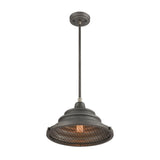 Carbondale 14'' Wide 1-Light Pendant - Slate Mist 14585/1 Elk Lighting