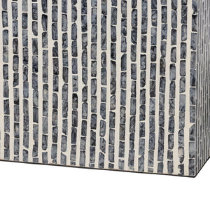 Baxton Studio bali Tawana Capiz Shell Console Table - Coastal Modern Accent for Entryway or Living Room Style F2502-FT08-Capiz-Console Table