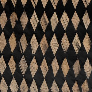 Baxton Studio bali Bali Paulo Decorative End Table - Art-Deco Inspired Bamboo Accent for Modern Living & Bedroom Spaces Square F2502-FT24-Capiz-ET