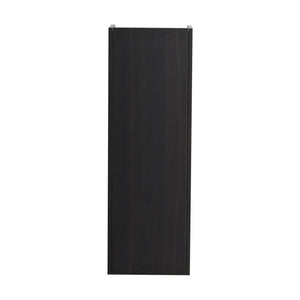 English Elm 12 Inch Narrow Wall Mounted Cabinet Soft Close Door Dark Oak Finish Bathroom Storage W1972P457985