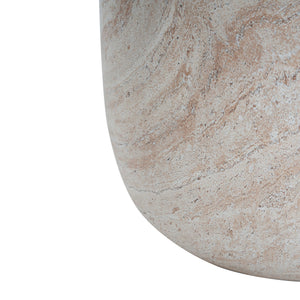 English Elm Christopher Knight Home® - Outdoor/Indoor Lightweight Concrete Side Table – Elegant Travertine Finish For Versatile Use & Style N773P253804Z