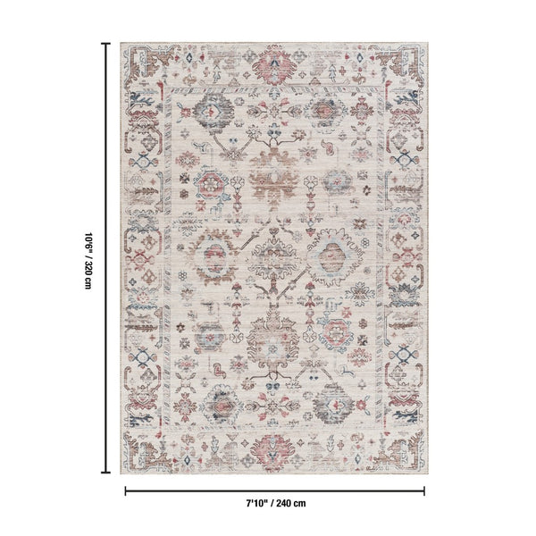 English Elm Oxford Traditional Polyester Area Rug Stain Resistant Living Room Floor Accent B186P428893