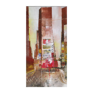 New York City II (Exclusive Alberto Di Serafino Print on Canvas, Hand-painted Embellishments) 146-007 Elk Home