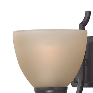 Thomas Lighting Kingston Two Light Vanity Fixture with Bell Glass Shades for Bathroom Elegance Bronze 13 inches 1462BB/10