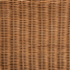 Baxton Studio Bali Belita Natural Rattan Pet Bed - Handwoven Boho-Coastal Enclosed Lounge With Cushion 30" Light Honey DC1121-Natural Rattan-Lg-Cushion-Pet Bed