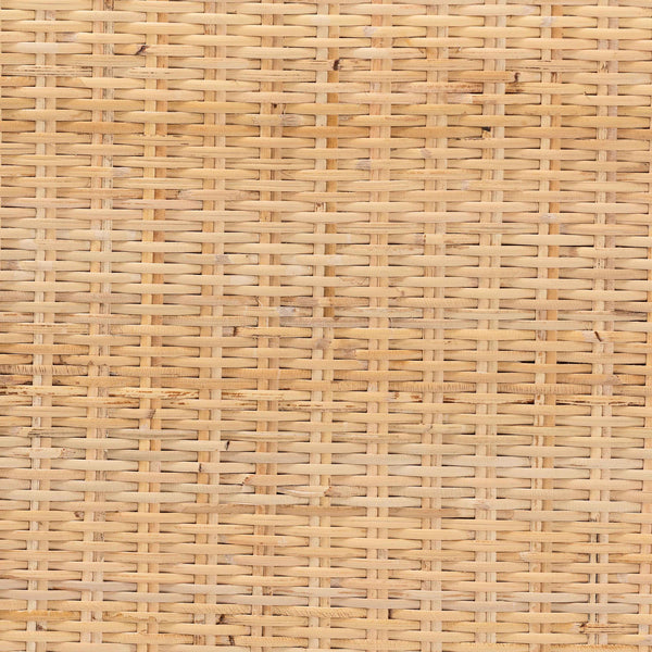 Baxton Studio Bali Mortis Handwoven Rattan 4-Tier Open Shelf Cabinet With Double-Door Base — Coastal Boho Storage Marcelo-Natural-Cabinet-KD-Box