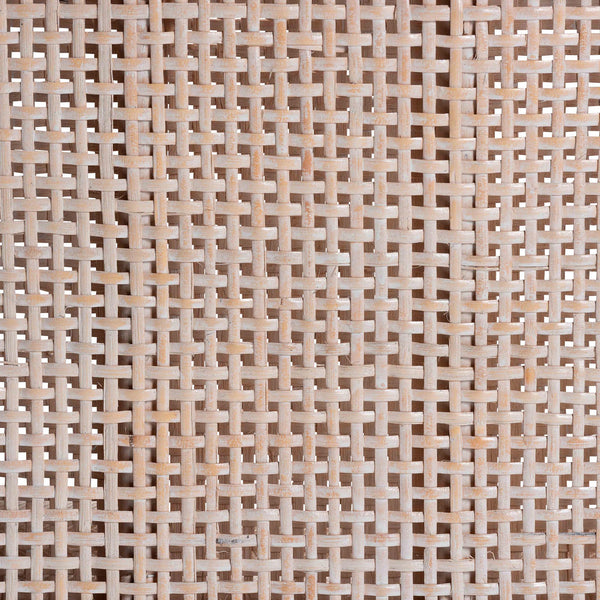 Baxton Studio Bali Allen Natural Rattan Counter Stool — Handwoven Lattice Back, Removable Cushion, Coastal Boho Flair Allen-White Washed Rattan-Cushion-CS