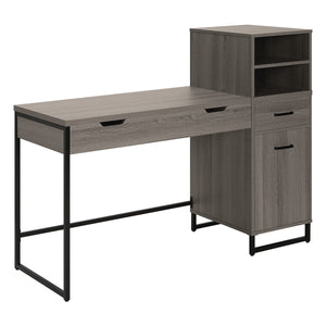 OSP Home Furnishings Hagney Lane Sit-To-Stand Desk Farm Oak