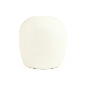 Matte White Vase (14665S A584A) Zentique