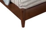 IDEAZ Walnut Contemporary Bed Walnut 1466APB