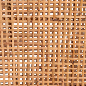 Baxton Studio bali Lesia Handwoven Rattan Dining Chair with Cushions - Stylish Mahogany Frame for Coastal Boho Spaces Lesia-MDN-Mahogany-Cushion-DC