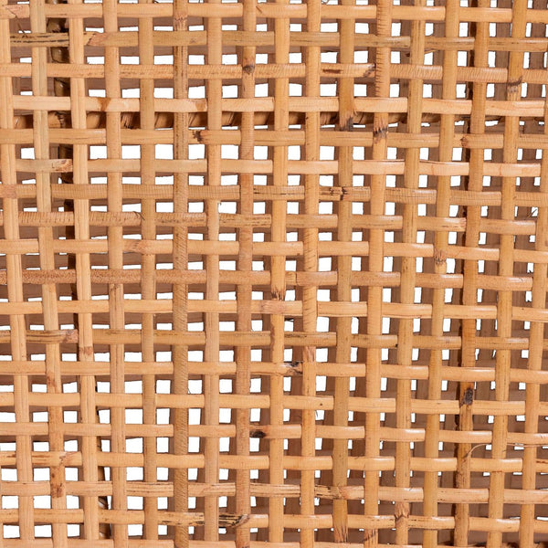 Baxton Studio bali Lesia Handwoven Rattan Dining Chair with Cushions - Stylish Mahogany Frame for Coastal Boho Spaces Lesia-MDN-Mahogany-Cushion-DC