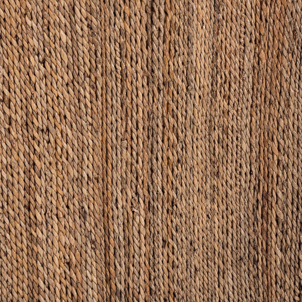 Baxton Studio Bali & Pari Fiona Seagrass Acacia Console Table Handwoven Boho Entryway Accent Fiona-Light Brown Wooden-Console Table