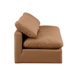 Indulge Cognac Vegan Leather Modular Sofa 146Cognac-S2 Meridian Furniture