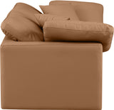 Indulge Cognac Vegan Leather Modular Sofa 146Cognac-S70 Meridian Furniture