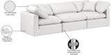 Indulge Cream Vegan Leather Modular Sofa 146Cream-S105 Meridian Furniture