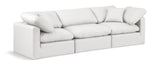 Indulge Cream Vegan Leather Modular Sofa 146Cream-S105 Meridian Furniture