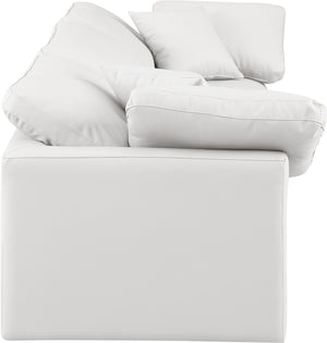 Indulge Cream Vegan Leather Modular Sofa 146Cream-S105 Meridian Furniture