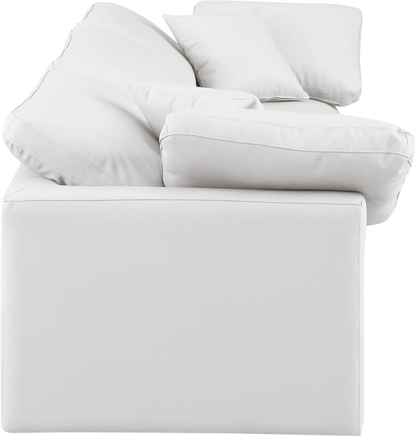 Indulge Cream Vegan Leather Modular Sofa 146Cream-S105 Meridian Furniture