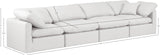 Indulge Cream Vegan Leather Modular Sofa 146Cream-S140 Meridian Furniture