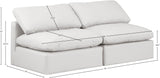 Indulge Cream Vegan Leather Modular Sofa 146Cream-S2 Meridian Furniture