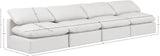 Indulge Cream Vegan Leather Modular Sofa 146Cream-S4 Meridian Furniture