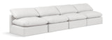 Indulge Cream Vegan Leather Modular Sofa 146Cream-S4 Meridian Furniture