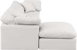 Indulge Cream Vegan Leather Modular Sectional 146Cream-Sec4A Meridian Furniture