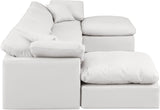 Indulge Cream Vegan Leather Modular Sectional 146Cream-Sec6B Meridian Furniture