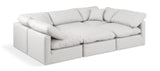 Indulge Cream Vegan Leather Modular Sectional 146Cream-Sec6C Meridian Furniture