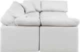 Indulge Cream Vegan Leather Modular Sectional 146Cream-Sec6C Meridian Furniture