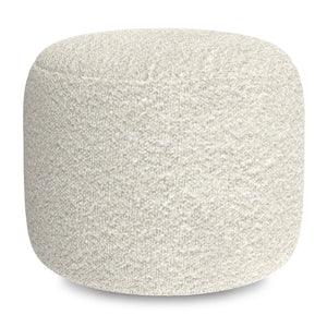 English Elm Nate Handwoven Cotton Square Pouf Artisan Footrest for Bohemian Living Rooms B136P427583
