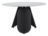 Toru Dining Table White 110349 Zuo Modern