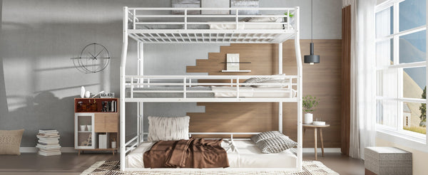 English Elm Twin Xl Solid Pine Loft Bed with Built-in Led Lighting and Storage Shelves Light White W1580S00587