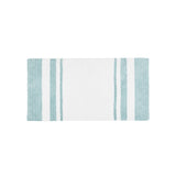 Madison Park Spa Cotton Casual Reversible Bath Rug MP72-2492 Aqua