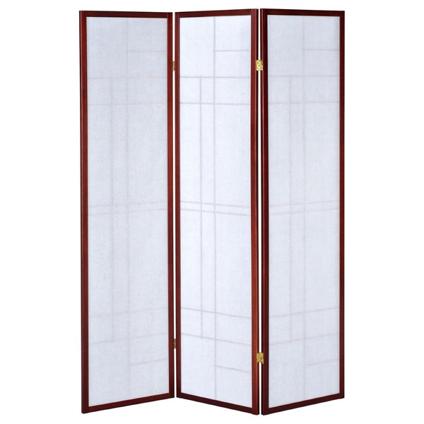 English Elm Colby Rubberwood Frame 3 Panel Folding Screen Room Divider in Traditional Two Tone B062P328676