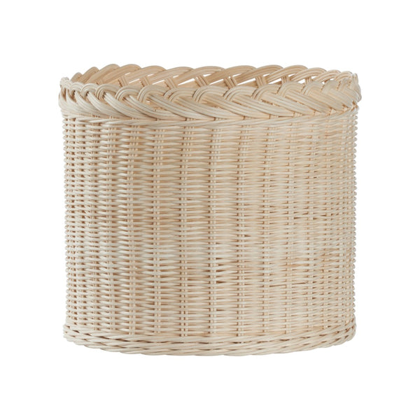 Chelsea House Braided Rattan Planter Small — Hand‑Woven 10"H X11"W Rustic Braided Trim, Versatile Indoor Decor & Storage 14729334