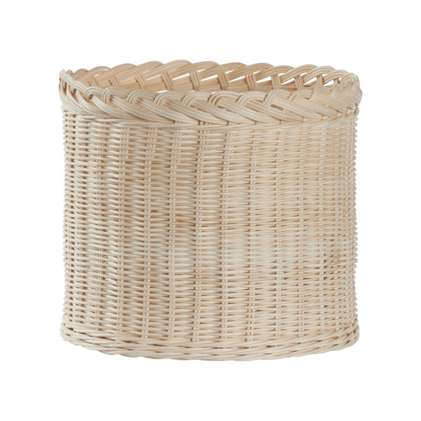 Chelsea House Braided Rattan Planter Small — Hand‑Woven 10"H X11"W Rustic Braided Trim, Versatile Indoor Decor & Storage 14729334