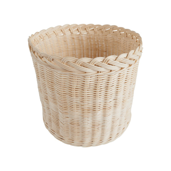 Chelsea House Braided Rattan Planter Small — Hand‑Woven 10"H X11"W Rustic Braided Trim, Versatile Indoor Decor & Storage 14729334