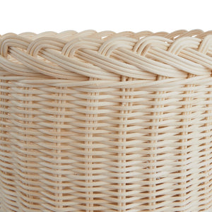 Chelsea House Braided Rattan Planter Small — Hand‑Woven 10"H X11"W Rustic Braided Trim, Versatile Indoor Decor & Storage 14729334