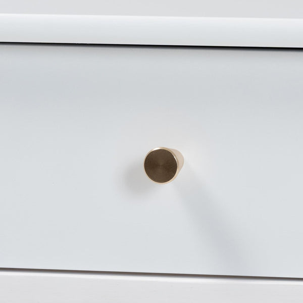Baxton Studio Baxton Studio Callison Solid Wood Farmhouse Nightstand with Drawer Open Shelf Spindle Detail White MG9020-White-1DW-NS