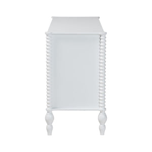 Baxton Studio Baxton Studio Callison Solid Wood Six Drawer Farmhouse Dresser with Spindle Detail White MG9020-White-6DW-Dresser