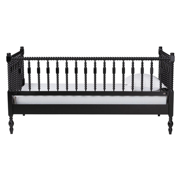 Baxton Studio Baxton Studio Callison Solid Wood Spindle Daybed Farmhouse Twin Sofa Sleeper for Guests Black MG0259-1-Black-Twin-Daybed