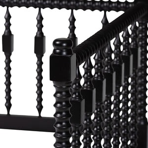 Baxton Studio Baxton Studio Callison Solid Wood Spindle Daybed Farmhouse Twin Sofa Sleeper for Guests Black MG0259-1-Black-Twin-Daybed