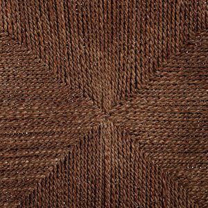 Baxton Studio Bali Ramos Marbled Tortoise Rattan & Seagrass Armchair — Handwoven Boho Accent Seat, Assembled WS203-Tortoise Rattan-CC
